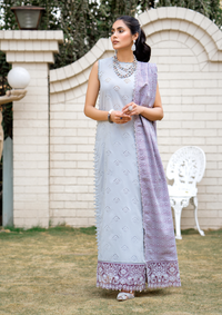 Humdum Mehar Emb Chikankari'23 MR-10 - Mohsin Saeed Fabrics