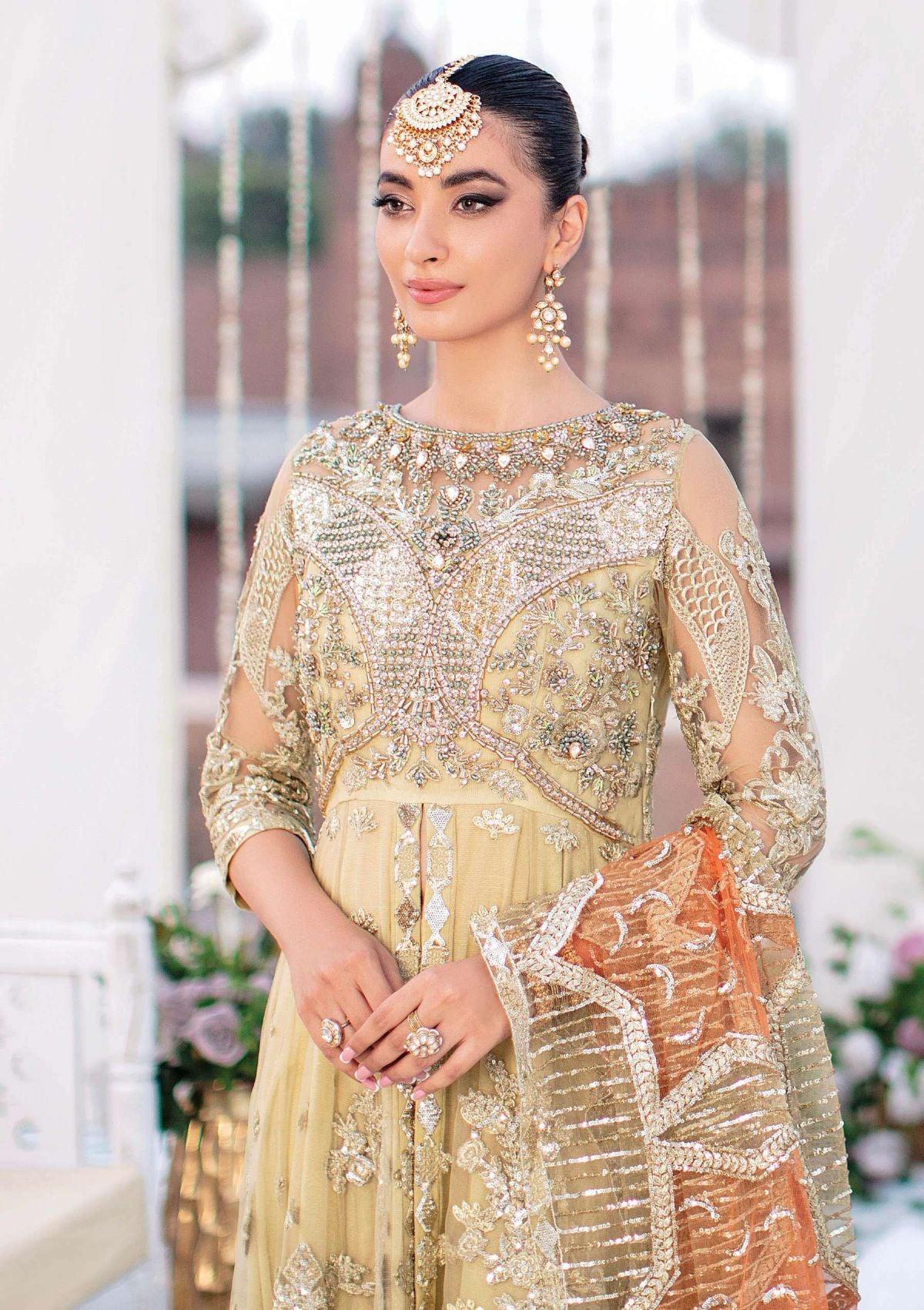 Imrozia Aangan Wedding Formals'22 IB-28(NOOR-E-JAAN) is available at Mohsin Saeed Fabrics online shop All the top women brands in pakistan such as Freesia, Maria b, Zara Shahjahan, Asim Jofa, Zaha, Elan, Crimson, Sobia Nazir, Maryam n Maria, Hussain Rehar, Marjjan, Anaya by Kiran Chaudhary, johra, Shaista, farah talib aziz and Gul Ahmed. 