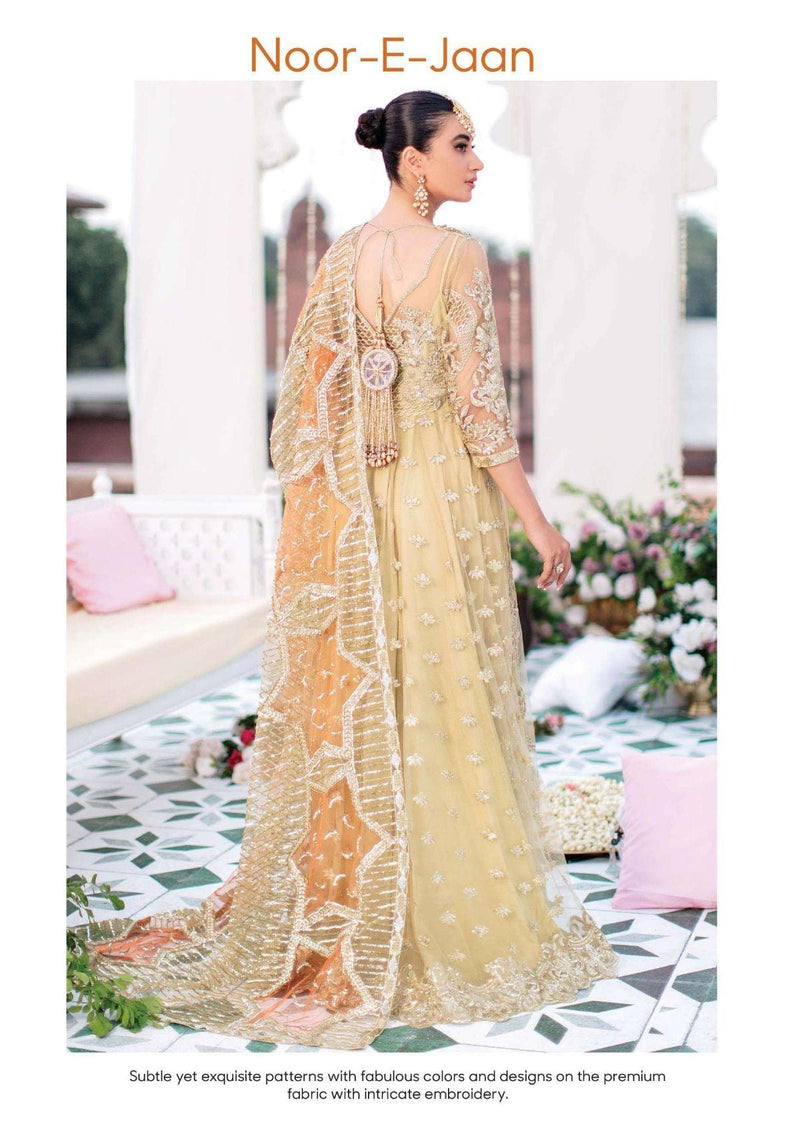 Imrozia Aangan Wedding Formals'22 IB-28(NOOR-E-JAAN) is available at Mohsin Saeed Fabrics online shop All the top women brands in pakistan