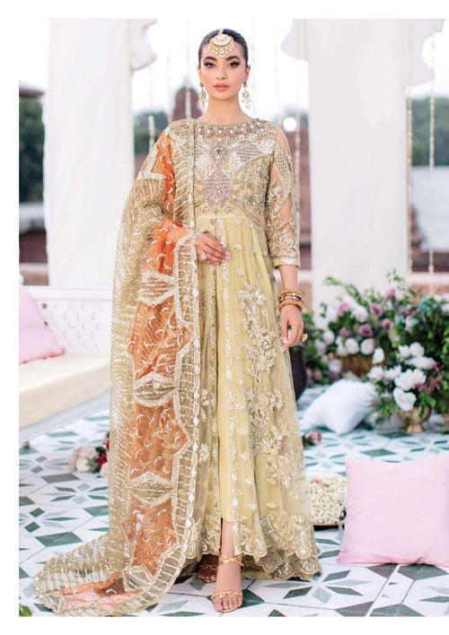 Imrozia Aangan Wedding Formals'22 IB-28(NOOR-E-JAAN) is available at Mohsin Saeed Fabrics. ✓ buy all the top women clothing brands in pakistan ✓ Best Price and Offers ✓ Free Shipping ✓ Cash on Delivery ✓ formal & Wedding Collections 