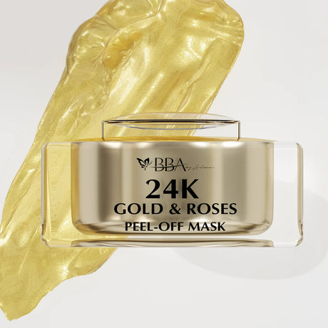24K GOLD & ROSES PEEL-OFF MASK - Mohsin Saeed Fabrics
