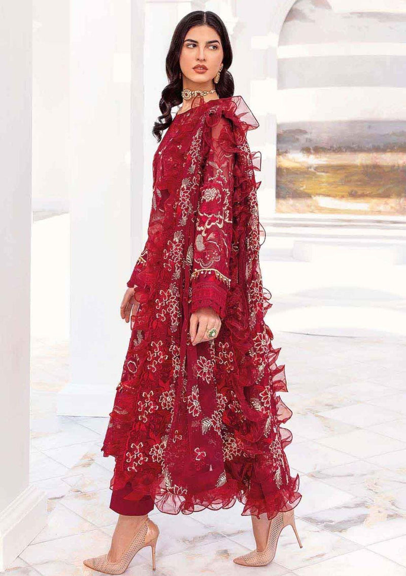 Gul Ahmad  Emb Chiffon'22 LE-22002 - Mohsin Saeed Fabrics