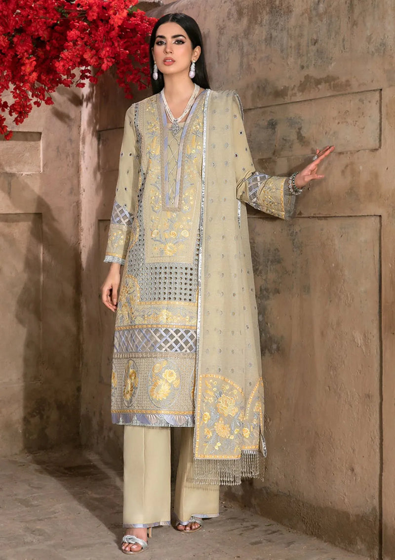 Rang Rasiya Luxury Eid'22 D7-B is available at Mohsin Saeed Fabrics. ✓ shop all the top women clothing brands in pakistan ✓ Best Price and Offers ✓ Free Shipping ✓ Cash on Delivery ✓ formal & Wedding Collections 